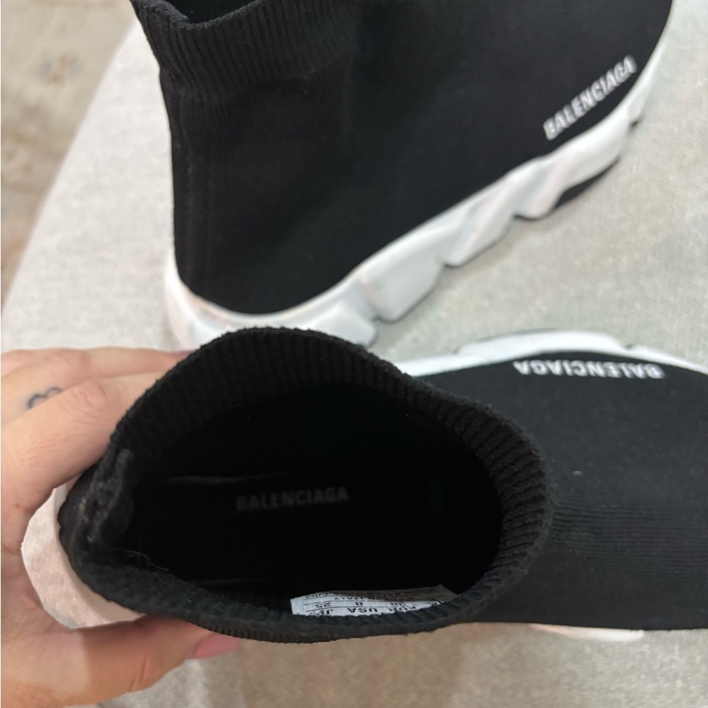 BALENCIAGA Speed 2.0 Knit Sock Trainer Sneakers sz 8 - Picture 7 of 7